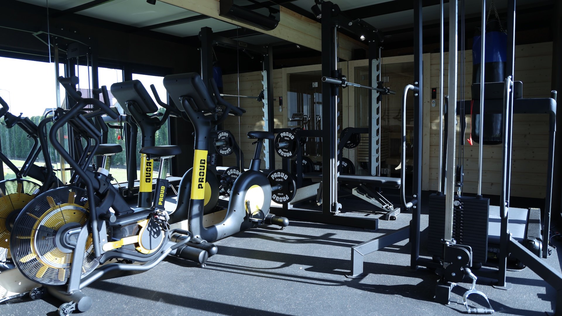 home gym kontener