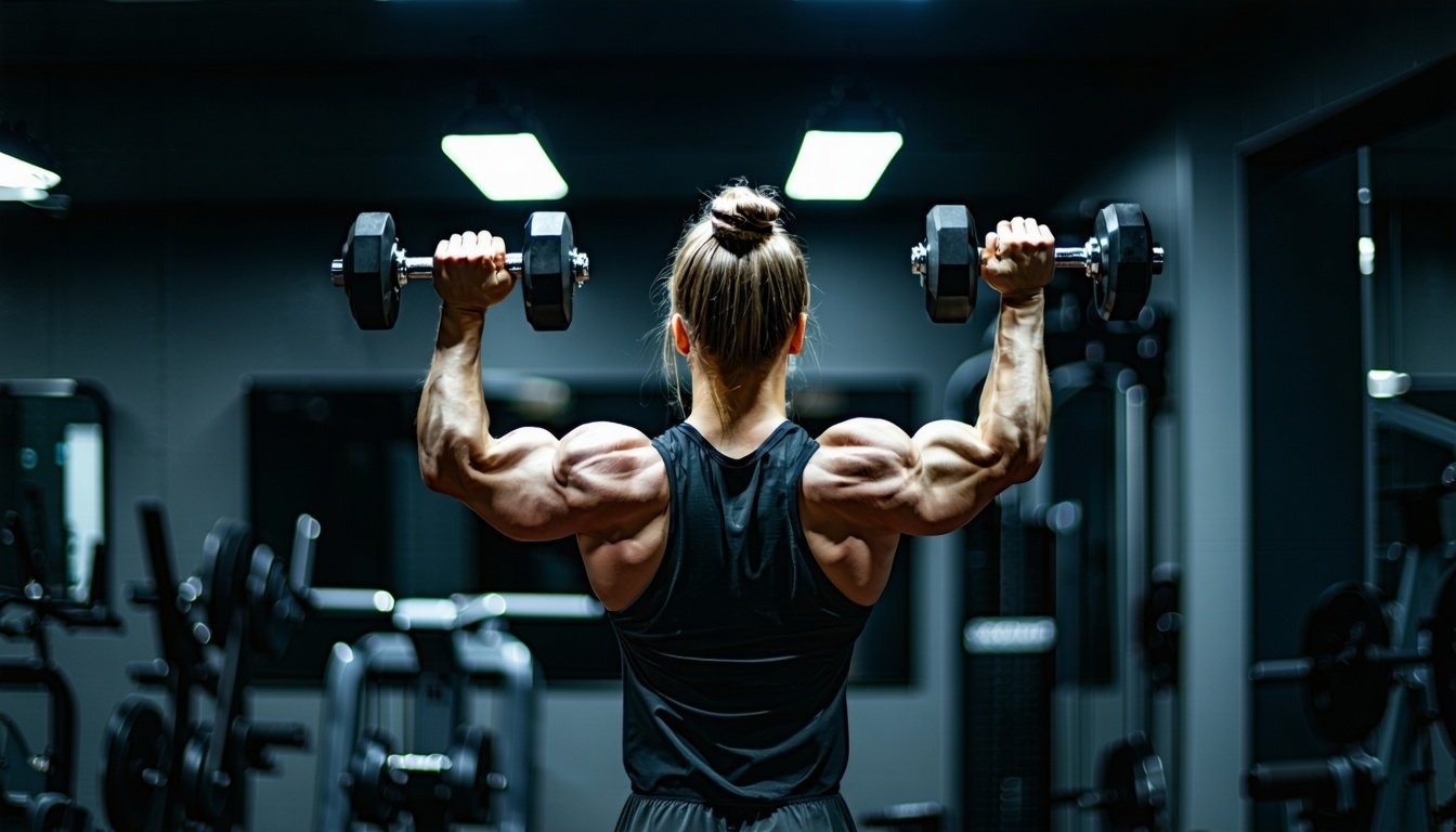 trening bicepsów