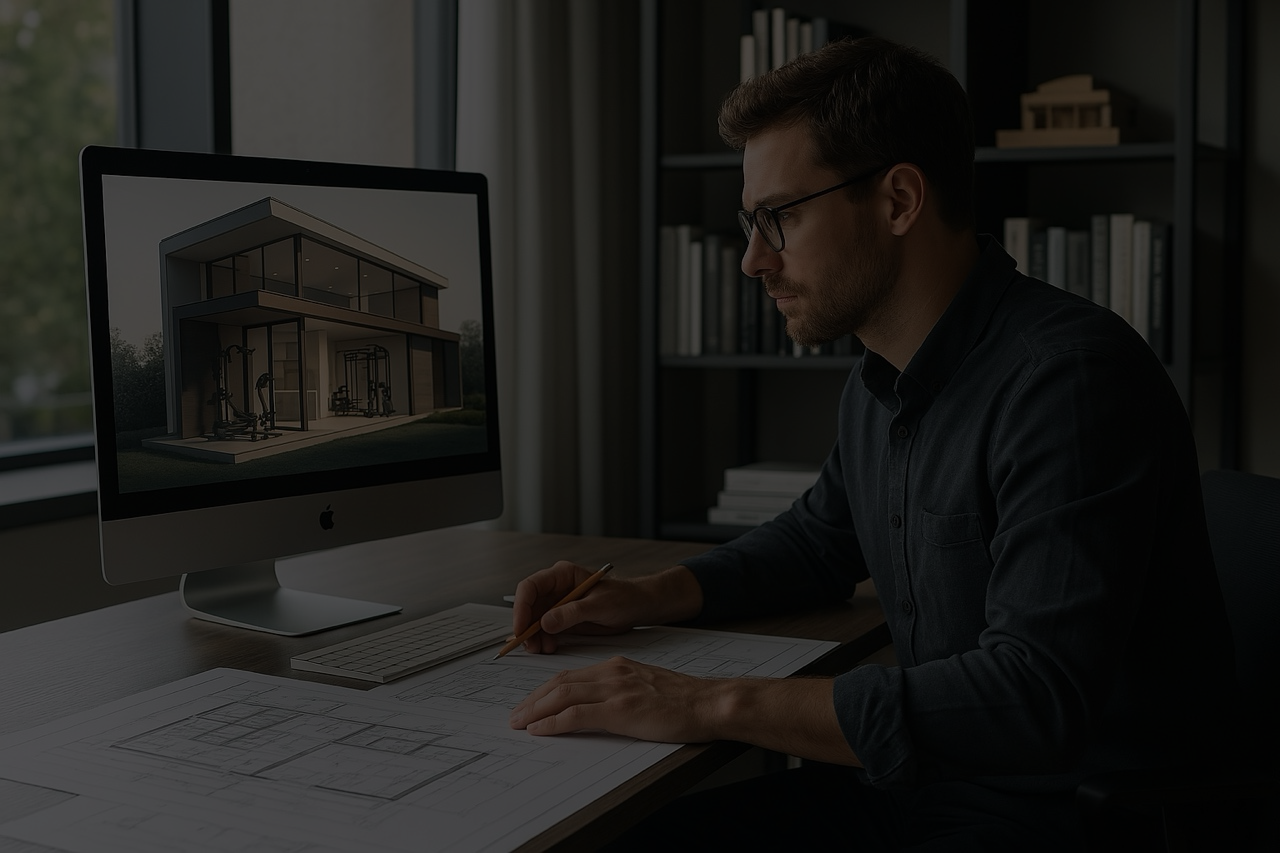 architekt przyciemniony